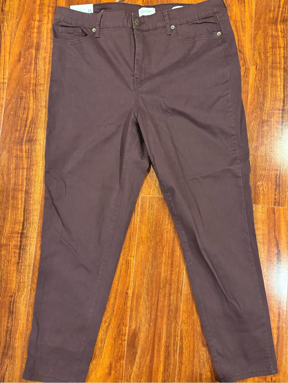 Jessica Simpson High Rise Jeans in Plum - Picture 1 of 1